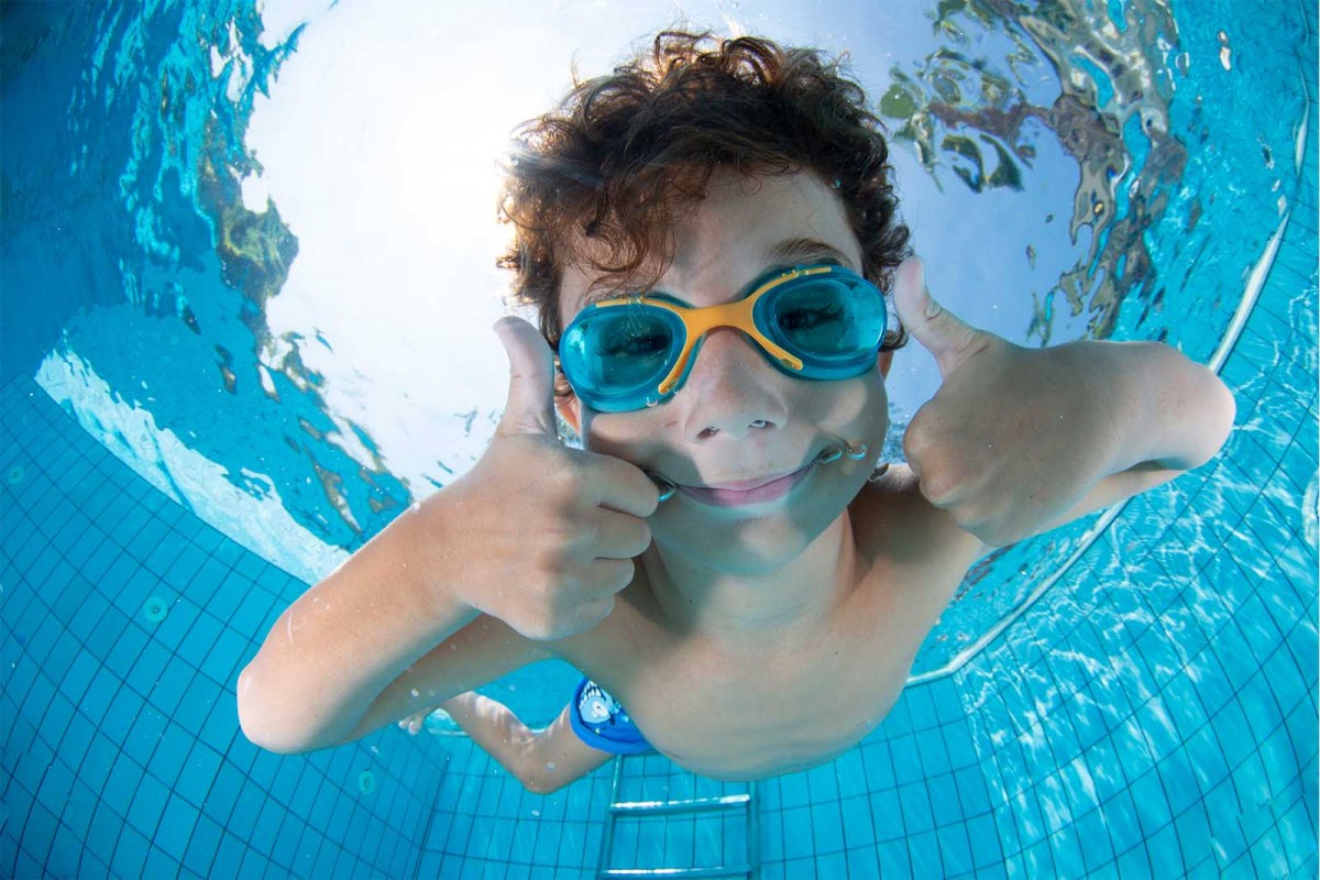 Boy Swimming Underwater Everyone Health Staffordshire